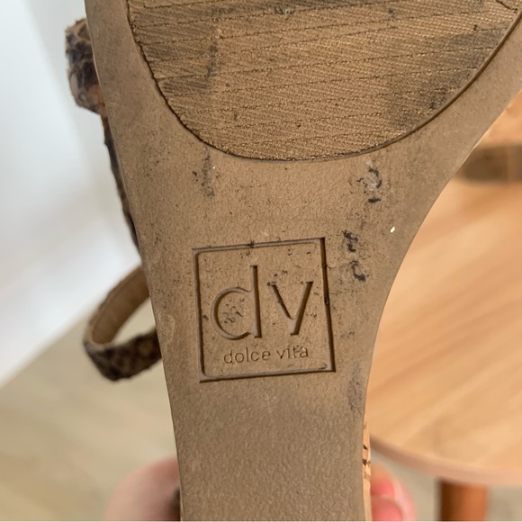 Dolce Vita Strappy Wedges - Picture 7 of 7